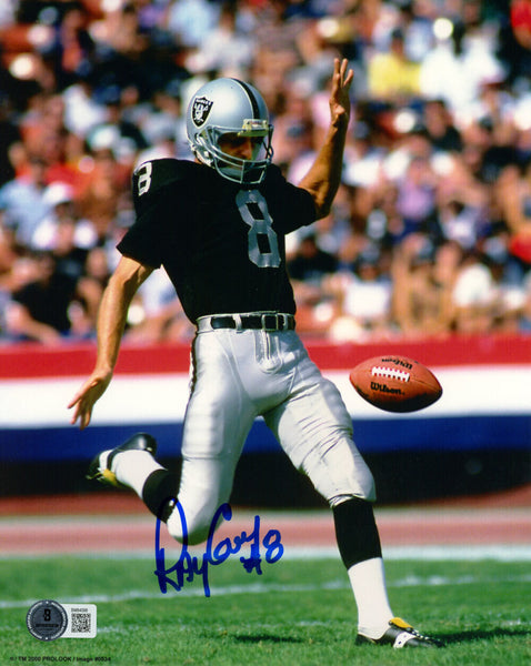 Ray Guy Autographed Oakland Raiders 8x10 Photo Beckett 45658