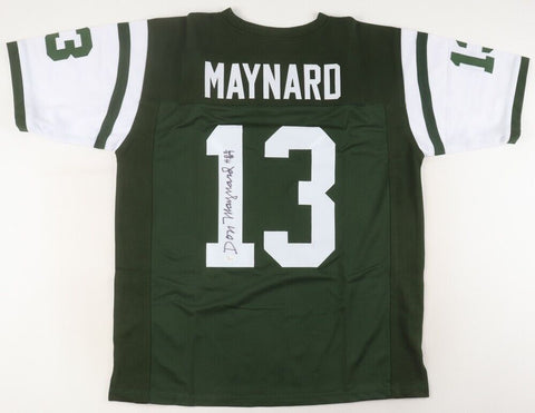 Don Maynard Signed New York Jets Jersey "HOF 87" (JSA) Super Bowl III Champion