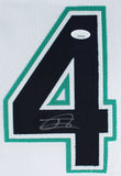 Julio Rodriguez Authentic Signed White Pro Style Jersey Autographed JSA