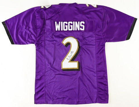 Nate Wiggins Signed Baltimore Ravens Jersey (JSA COA) 2024 1st Round Draft Pick