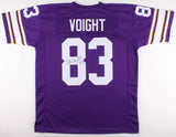 Stu Voigt Signed Vikings Jersey (JSA COA) 3xNFC Champions (1973, 1974, 1976) TE