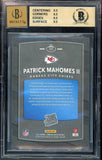 2017 Donruss Optic Rated Rookie Patrick Mahomes BGS 9.5/10 Auto GEM MINT