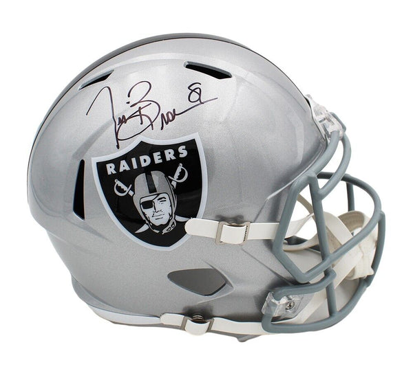 Tim Brown Signed Oakland Raiders Speed Full Size NFL Helmet