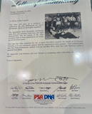 Muhammad Ali with The Beatles Signed 30x24 Framed Photo by Ali (PSA LOA)