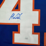 Autographed/Signed Jaroslav Halak New York Blue Hockey Jersey JSA COA