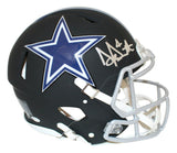 Dak Prescott Autographed Dallas Cowboys Authentic Black Matte Helmet JSA 28101