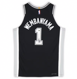 Victor Wembanyama Autographed Spurs Authentic Black Icon Ed. Jersey Fanatics