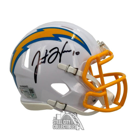 Justin Herbert Autographed Los Angeles 2020 Speed Mini Football Helmet -Fanatics