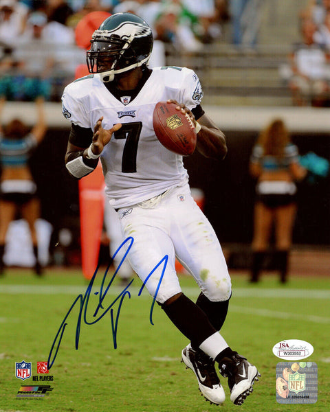 Michael Vick Autographed/Signed Philadelphia Eagles 8x10 Photo JSA 48556