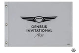 Max Homa Autographed Genesis Invitational Pin Flag UDA