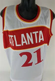 Dominique Wilkins Signed Atlanta Hawks Custom On Court Style Jersey (JSA COA)