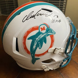 DAN MARINO AUTOGRAPHED SIGNED MIAMI DOLPHINS TB FS REPLICA HELMET 84 MVP BECKETT