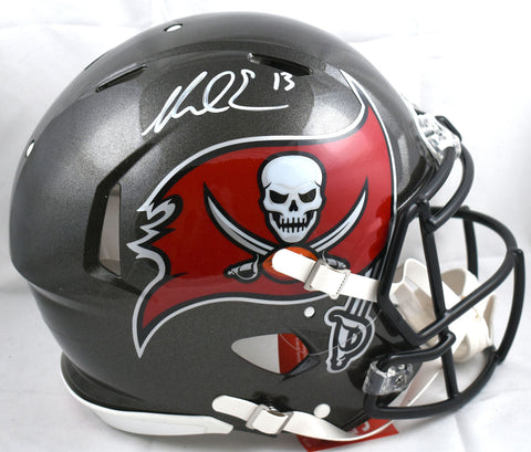 Mike Evans Autographed Tampa Bay Buccaneers F/S Speed Authentic Helmet-Beckett W