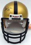 Andre Ware Autographed Signed Gold Heisman Mini Helmet TriStar Holo #6024342