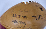 1962 Packers Autographed Football 42 Sigs Lombardi & Bart Starr Beckett AA01319