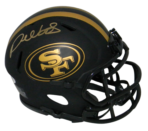 DEEBO SAMUEL AUTOGRAPHED SAN FRANCISCO 49ERS ECLIPSE SPEED MINI HELMET BECKETT