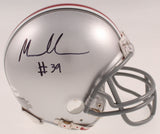 Malik Harrison Signed Ohio State Buckeyes Mini Helmet (TSE COA)Ravens Linebacker