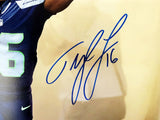 TYLER LOCKETT AUTOGRAPHED FRAMED 16X20 PHOTO SEAHAWKS TUNNELL MCS HOLO 210971