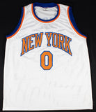 Donte DiVincenzo Signed New York Knicks Jersey (Beckett) 2021 NBA Champs / Bucks