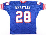 Tyrone Wheatley Signed New York Giants Jersey (Autograph Reference COA)