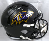 Kyle Hamilton Signed Baltimore Ravens F/S Speed Helmet - Beckett W Holo *White