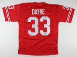 Ron Dayne Signed Wisconsin Badgers Jersey (JSA COA) Running Back / NY Giants