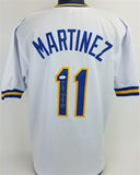 Edgar Martinez "HOF 19" Signed Seattle Mariners Throwback Jersey (JSA COA)