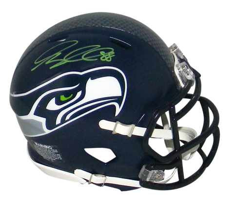 GREG OLSEN SIGNED AUTOGRAPHED SEATTLE SEAHAWKS SPEED MINI HELMET BECKETT