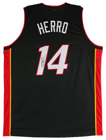 Tyler Herro Authentic Signed Black Pro Style Jersey Autographed JSA