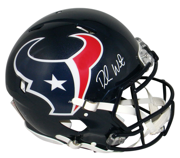 DESHAUN WATSON SIGNED HOUSTON TEXANS FULL SIZE SPEED AUTHENTIC HELMET BECKETT