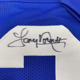 Autographed/Signed Tony Dorsett Dallas Retro Blue Football Jersey JSA COA