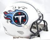 Chris Johnson Signed Tennessee Titans 99-17 Speed Mini Helmet - Beckett W Holo