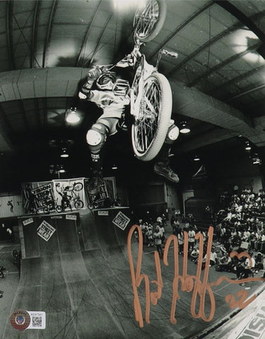 Matt Hoffman Signed 8x10 BMX Photo BAS