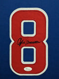 FRAMED CHICAGO CUBS ANDRE DAWSON AUTOGRAPHED SIGNED JERSEY JSA COA