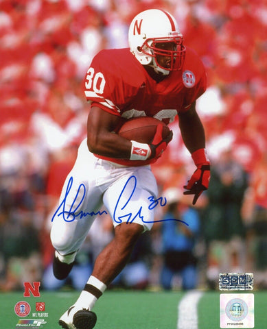 AHMAN GREEN AUTOGRAPHED SIGNED NEBRASKA CORNHUSKERS 8x10 PHOTO COA