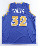 Joe Smith Signed Golden State Warriors Jersey Inscribed "'95 #1 Pick" (JSA COA)