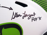 STEVE LARGENT & JIM ZORN AUTOGRAPHED SEAHAWKS LUNAR ECLIPSE FULL SIZE HELMET