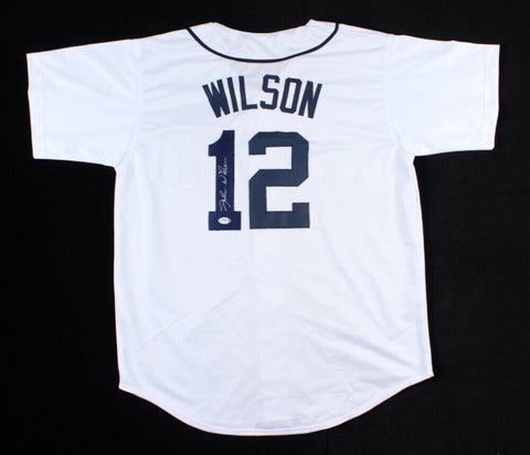 Glenn Wilson Signed Detroit Tigers Jersey (PSA Hologram) 1980 1st Round Draft Pk