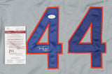 Rene Rivera Signed New York Mets Jersey (JSA COA) Mets Catcher (2016-2020)