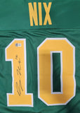 BO NIX AUTOGRAPHED SIGNED COLLEGE STYLE CUSTOM XL JERSEY BECKETT QR COA