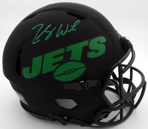 ZACH WILSON AUTO JETS ECLIPSE BLACK FULL SIZE SPEED HELMET BECKETT QR 194731