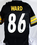 Hines Ward Autographed Black Pro Style Jersey w/SB MVP- Beckett W Hologram