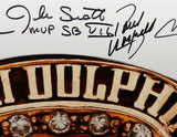 1972 17-0 Perfect Season Autographed 16x20 Super Bowl Ring Photo- JSA W Auth