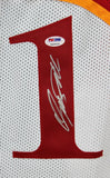 Dominique Wilkins Signed Atlanta Hawks Custom On Court Style Jersey (PSA COA)