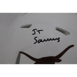 Ja'Tavion Sanders Autographed Texas Longhorns Mini Helmet Beckett 47544