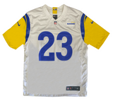 Kyren Williams Autographed Nike Los Angeles Rams White Game Jersey Beckett