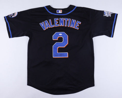 Bobby Valentine Twice Signed Mets Jersey (JSA COA) New York Manager 1996-2002