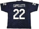 PENN STATE JOHN CAPPELLETTI AUTOGRAPHED BLUE JERSEY "73 HEISMAN" JSA 221329