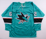 Kevin Labanc Signed Sharks Jersey (Beckett) San Jose Rookie Right Winger