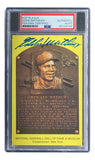 Eddie Mathews Signed 4x6 Milwaukee Braves HOF Plaque Card PSA/DNA 85025794